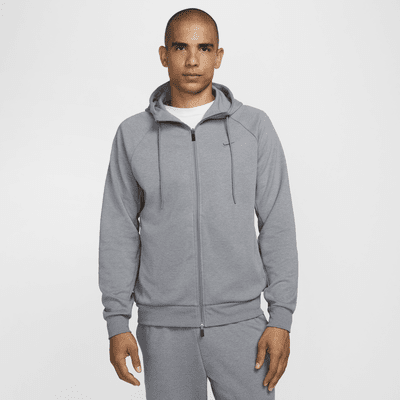 Hoodie versátil com fecho completo Dri-FIT UV Nike Primary para homem