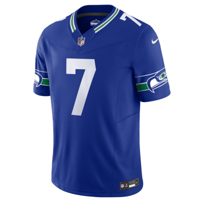 Jersey de fútbol americano Nike Dri-FIT de la NFL Limited para hombre Geno Smith Seattle Seahawks