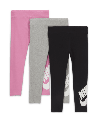 Детские тайтсы Nike Club Toddler Leggings (3-Pack)