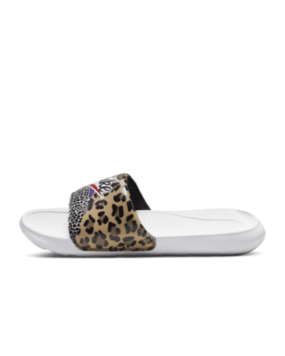 nike women's victori one print slides