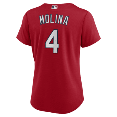 Camiseta de béisbol Replica para mujer MLB St. Louis Cardinals (Yadier Molina)