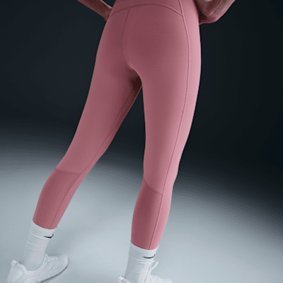 Nike Pro Leggings con gráfico de tiro medio de 7/8 para mujer