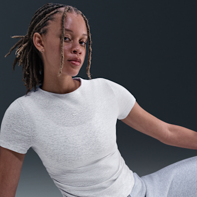 Nike Sportswear Chill Knit Women's Tight Short-Sleeve Mock-Neck Top