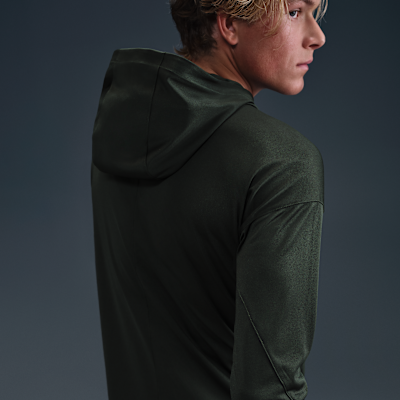 Stickad fotbollsträningsjacka Chelsea FC Strike Nike Dri-FIT med huva för män