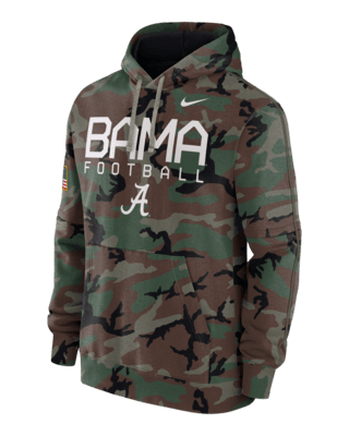 Мужское худи Alabama Crimson Tide Military Appreciation Club Men’s Nike College Pullover Hoodie