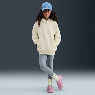 Sudadera con gorro sin cierre oversized para niños talla grande Nike Sportswear Club Fleece