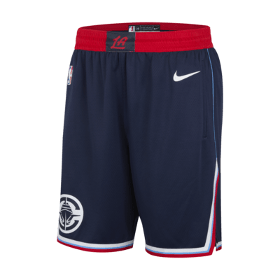 LA Clippers 2024/25 Swingman Icon Edition Big Kids' Nike Dri-FIT NBA Replica Shorts