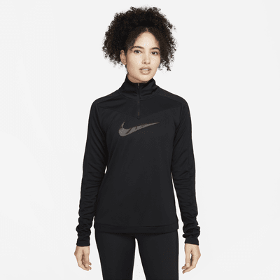 Haut de running à 1/4 de zip Nike Dri-FIT Swoosh pour femme. Nike FR