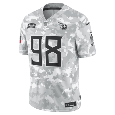 Jeffery Simmons Tennessee Titans Salute to Service Men's Nike Dri-FIT NFL Limited Jersey