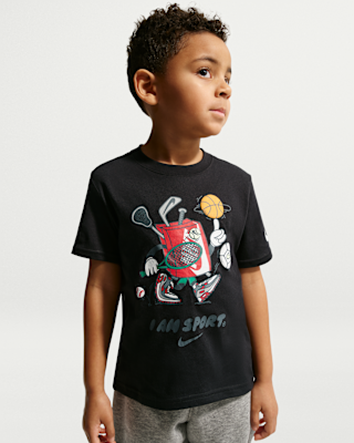 Детская футболка Nike Little Kids' "I Am Sport" Boxy Graphic