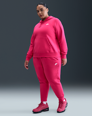 Женские спортивные штаны Nike Sportswear Club Fleece Mid-Rise Joggers (Plus Size)