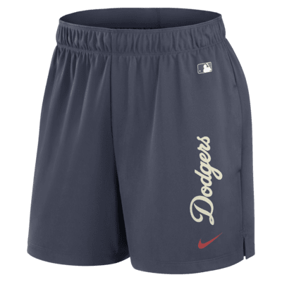 Shorts Nike Dri-FIT de la MLB para mujer Los Angeles Dodgers Authentic ...