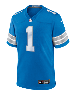 Мужские джерси Jameson Williams Detroit Lions Nike NFL Game Jersey