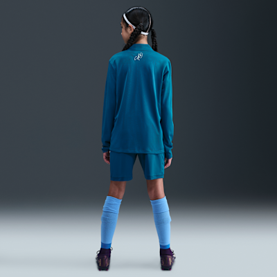 Shorts de fútbol Nike Dri-FIT para niños talla grande Kylian Mbappé Academy