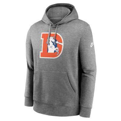 Denver Broncos Rewind Club Logo Men’s Nike NFL Pullover Hoodie