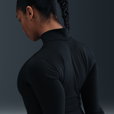 Dámská střední vrstva Nike One Fitted Dri-FIT se čtvrtinovým zipem