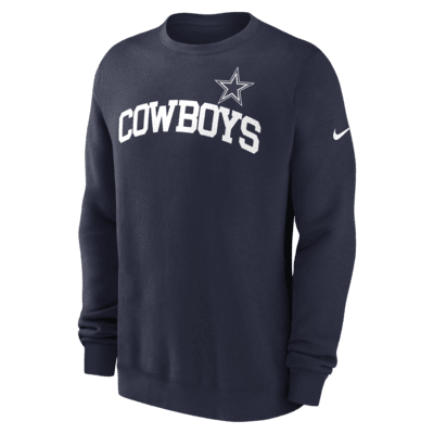 Dallas Cowboys Club Men's Nike NFL Pullover Crew