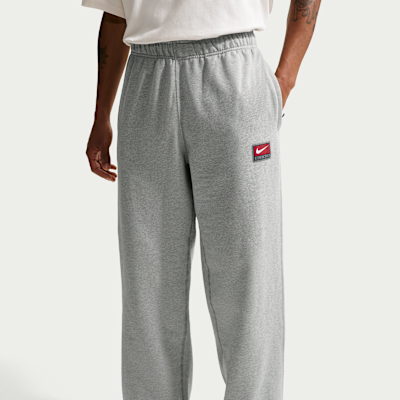 Nike Solo Swoosh Men's Fleece Open-Hem Trousers