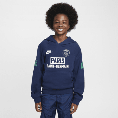 Paris Saint-Germain Sport Essentials Older Kids' Nike Air Football Pullover Hoodie