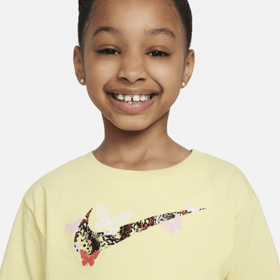 Playera con gráfico para niño talla pequeña Nike Meta-Morph