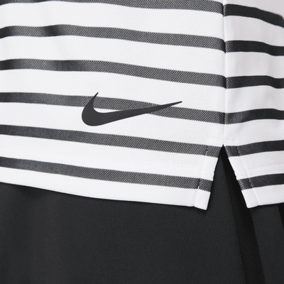 Nike Dri-FIT Victory Women's Striped Sleeveless Golf Polo