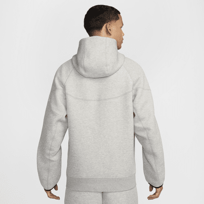 Felpa da calcio con cappuccio e zip a tutta lunghezza Nike FC Barcelona Tech Fleece Windrunner da uomo – Terza