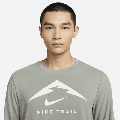 ナイキ Dri-FIT メンズ ロングスリーブ トレイル ランニング Tシャツ