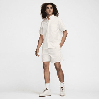 Shorts in tessuto seersucker Nike Life – Uomo