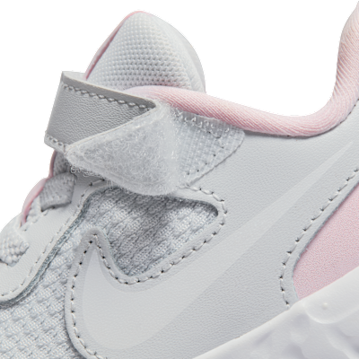 nike revolution 5 infant grey pink