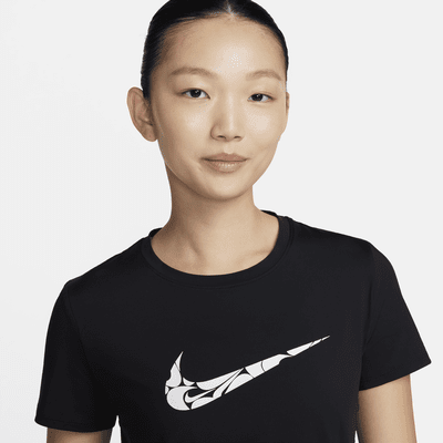 ナイキ ワン スウッシュ ウィメンズ Dri-FIT ショートスリーブ ランニングトップ