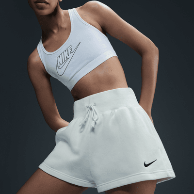 Shorts dal fit ampio a vita alta Nike Sportswear Phoenix Fleece – Donna