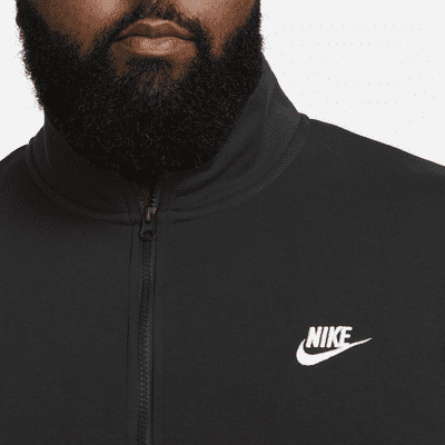 Sudadera con gorro de medio cierre e interior cepillado para hombre Nike Sportswear Club 