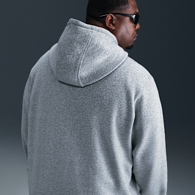 Nike Club fleecehoodie met rits voor heren