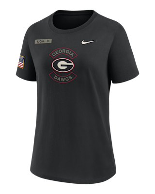 Женская футболка Georgia Military Appreciation Nike Dri-FIT College
