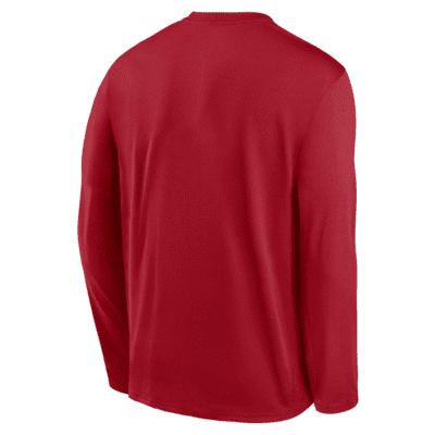 Washington Nationals Nike Dri-Fit Long Sleeve Shirt Men's Red Used L