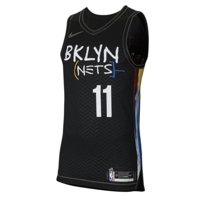 nba brooklyn nets city edition thermaflex full zip jacket