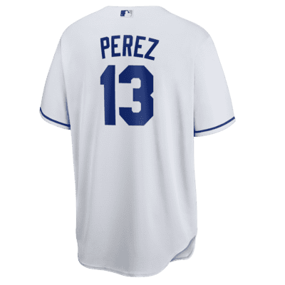 MLB Kansas City Royals (Salvador Perez) Men's Replica Baseball Jersey