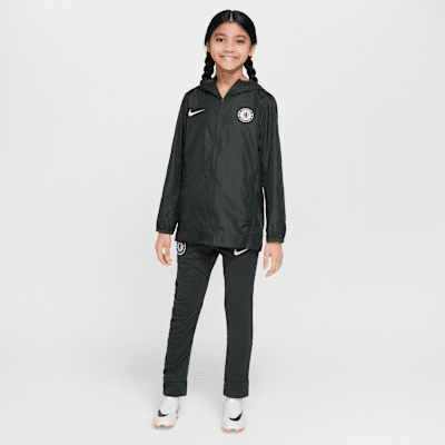 Giacca antipioggia Nike Football con cappuccio Chelsea FC Academy Pro – Ragazzo/a
