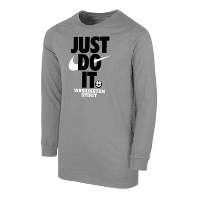 Washington Spirit Big Kids' (Boys') Nike Soccer Long-Sleeve T-Shirt ...