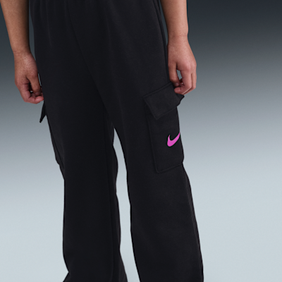 Nike Essentials Little Kids' Graphic Crew and Cargo Pants Set