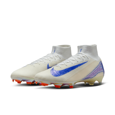 รองเท้าสตั๊ดฟุตบอลหุ้มข้อสูง FG Nike Mercurial Superfly 10 Elite Blueprint