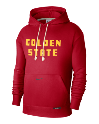 Мужское худи Golden State Warriors Standard Issue City Edition Nike Dri-FIT NBA Courtside Hoodie