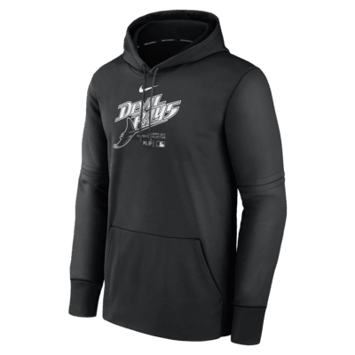 Tampa Bay Rays Authentic Collection Practice Men's Nike Therma MLB Pullover Hoodie