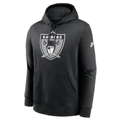 Sudadera con gorro sin cierre Nike de la NFL para hombre Las Vegas Raiders Rewind Club Logo