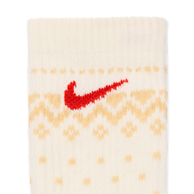 Calcetas Dri-FIT Fairisle para niños talla pequeña (2 pares) Nike