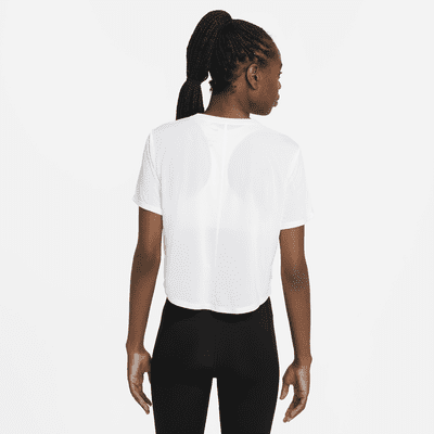 Top corto de manga corta y ajuste estándar para mujer Nike Dri-FIT One