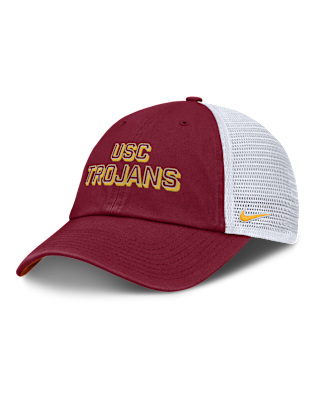 Мужские  USC On-Field Club Gameday Nike College Trucker Adjustable Hat