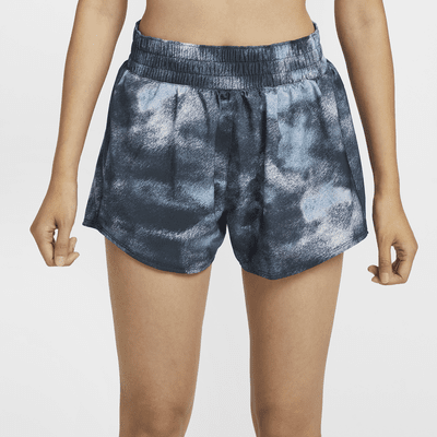 Nike One Women's Dri-FIT High-Waisted 7.5cm (approx.) Brief-Lined Printed Shorts