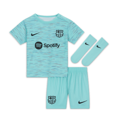 F.C. Barcelona 2023/24 Third Baby/Toddler Nike Football 3-Piece Kit