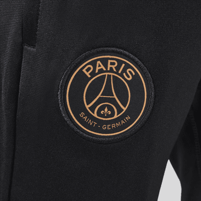 Maskinstrikket Paris Saint-Germain Strike Third Jordan Dri-FIT-fodboldtracksuit til større børn